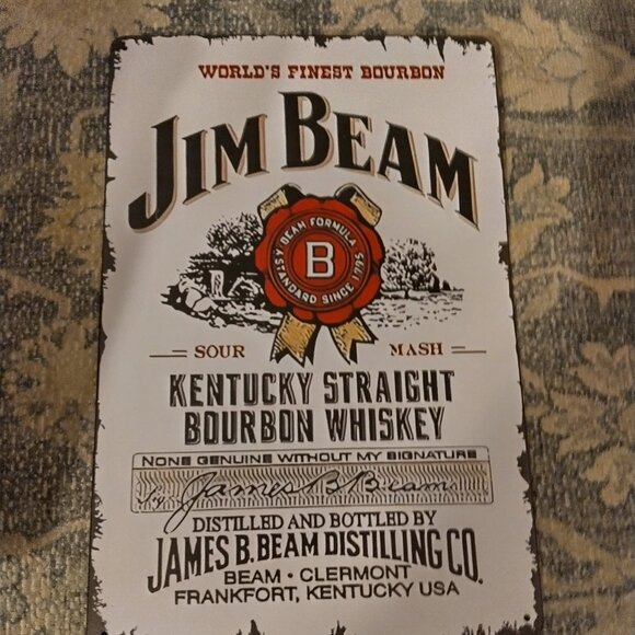 Jim Beam Other - bar metel sign CLOSING 4/1/2026 DUE TO MOVE SO DONT WAIT YOU LIKE MAKE OFFER NOW
